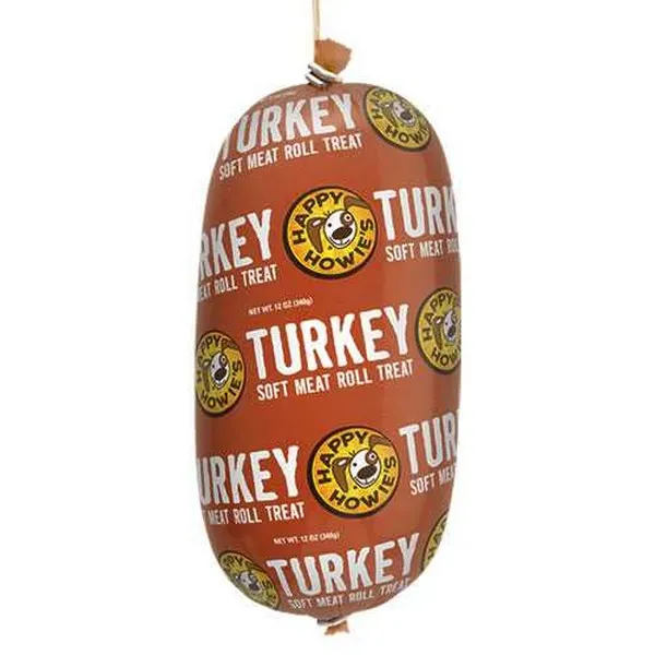 1ea Happy Howie 12 oz. Soft Turkey Roll Treat - Health/First Aid